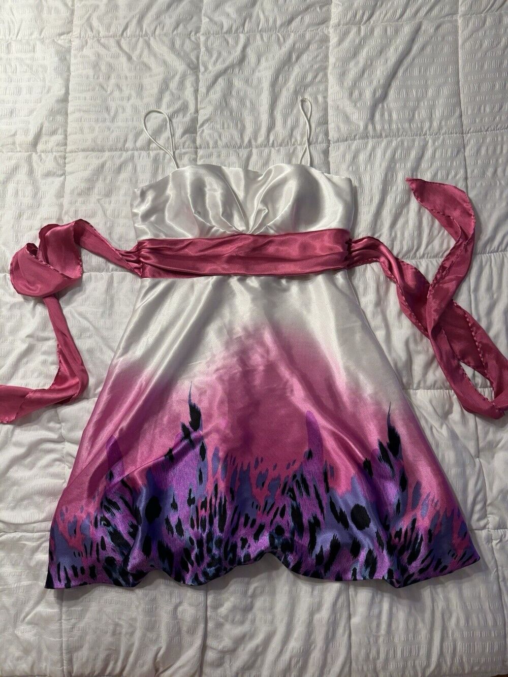 Y2K Baby Doll Bubble Dress Ombre Size 11/12 Jump Apparel Made in USA